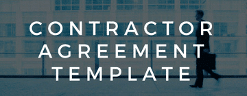 image of contractor agreement template