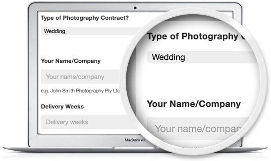 photography contract template