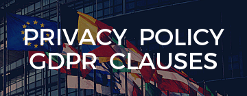 image of privacy policy gdpr clauses