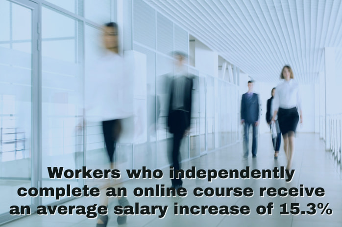 salary increase after online course